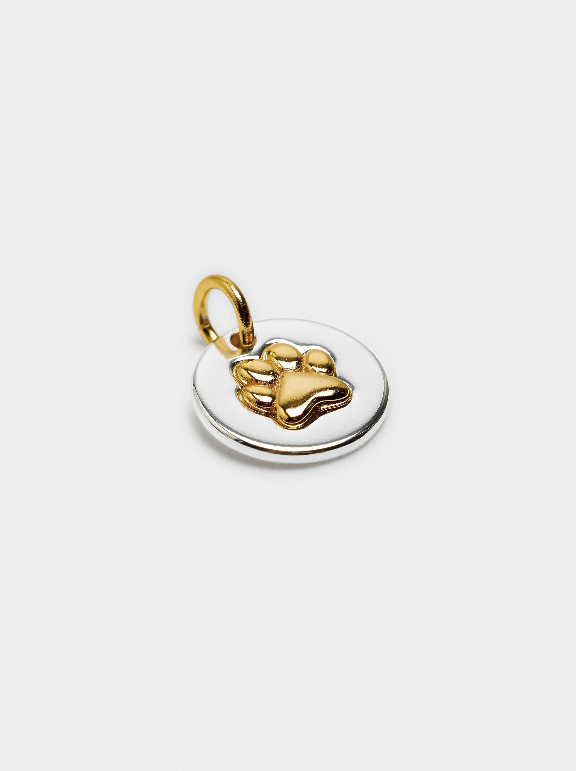 Charms i två färger djur - silver 925