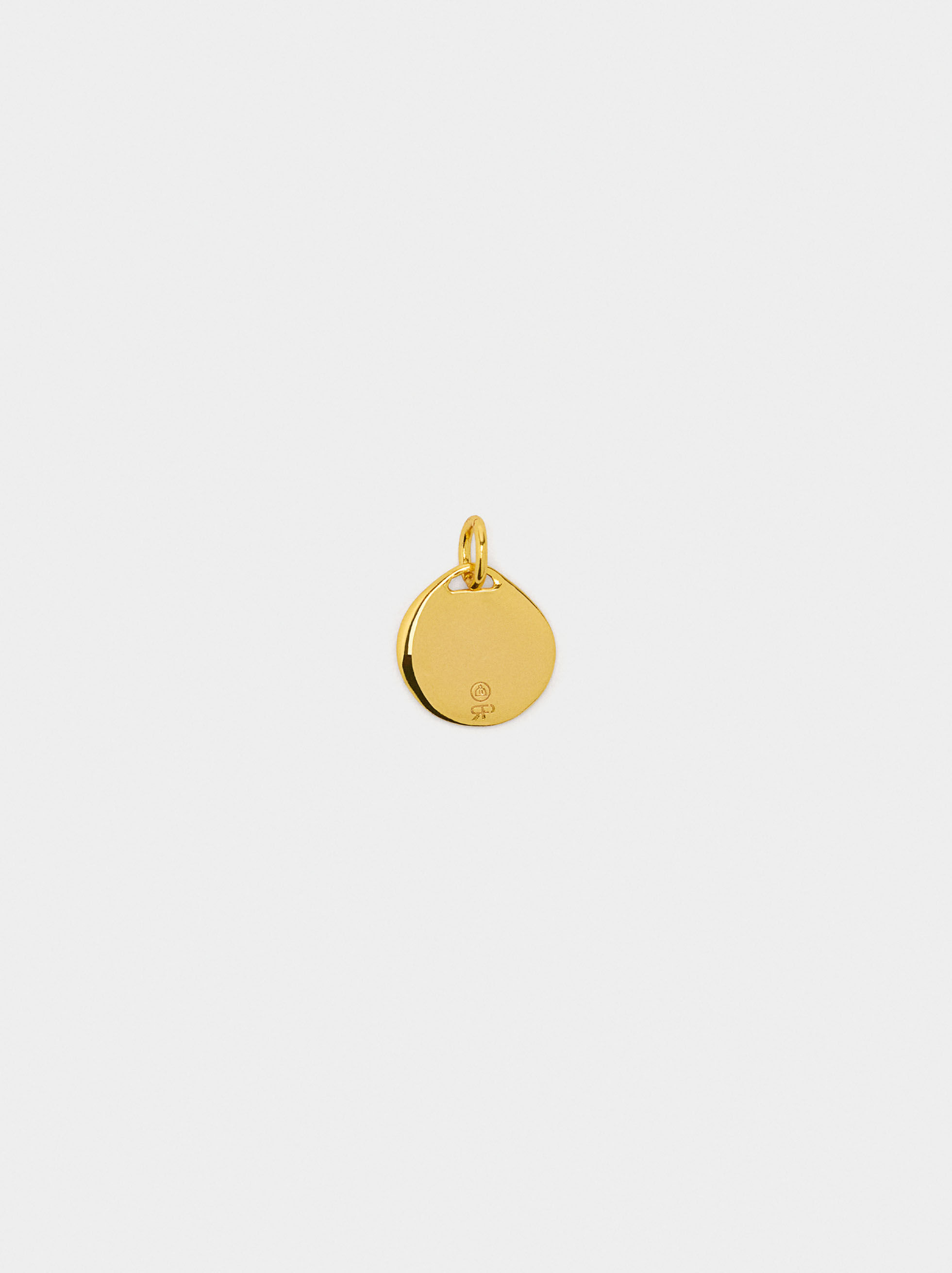 Charm tvåfärgat trebo - 925 silver