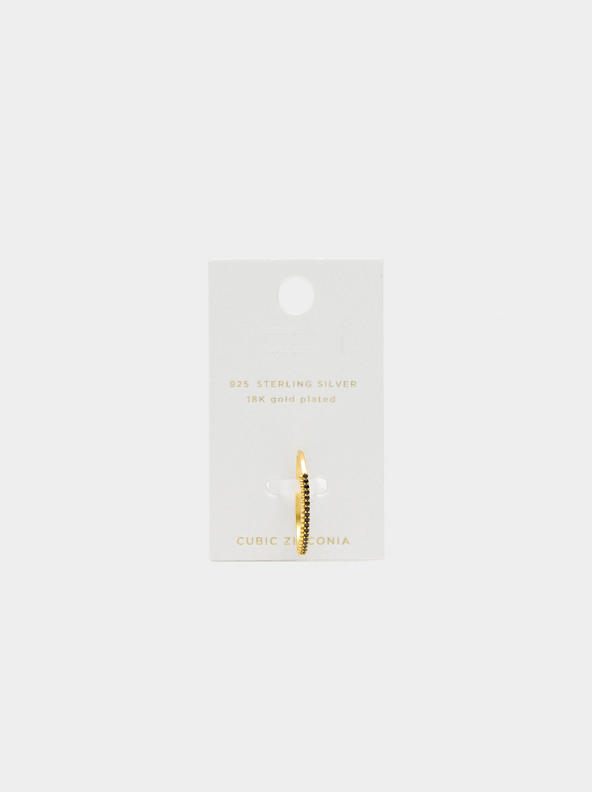 Fint anel med zirkoner - 925:s silver