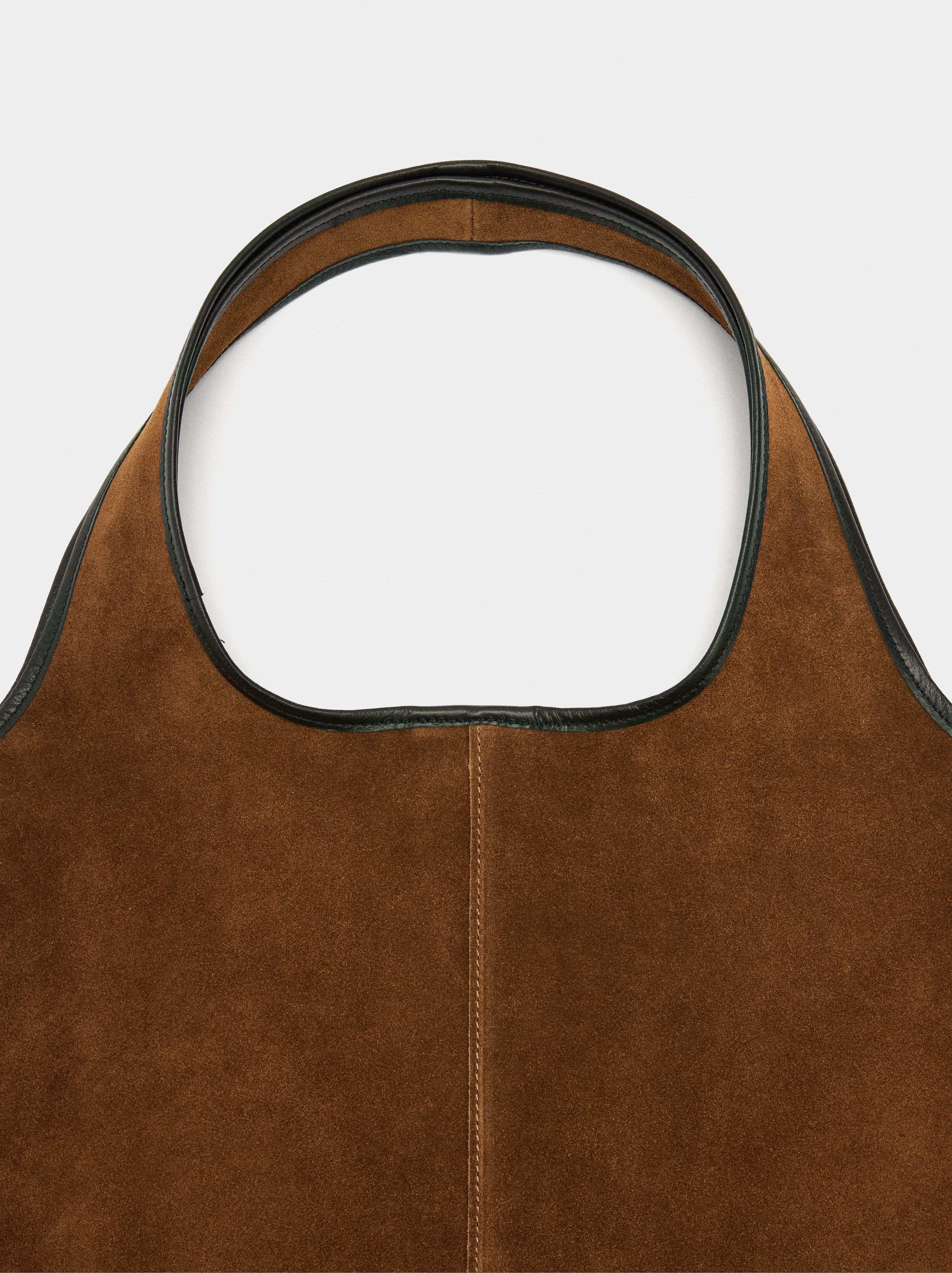 Skulderbag av läder