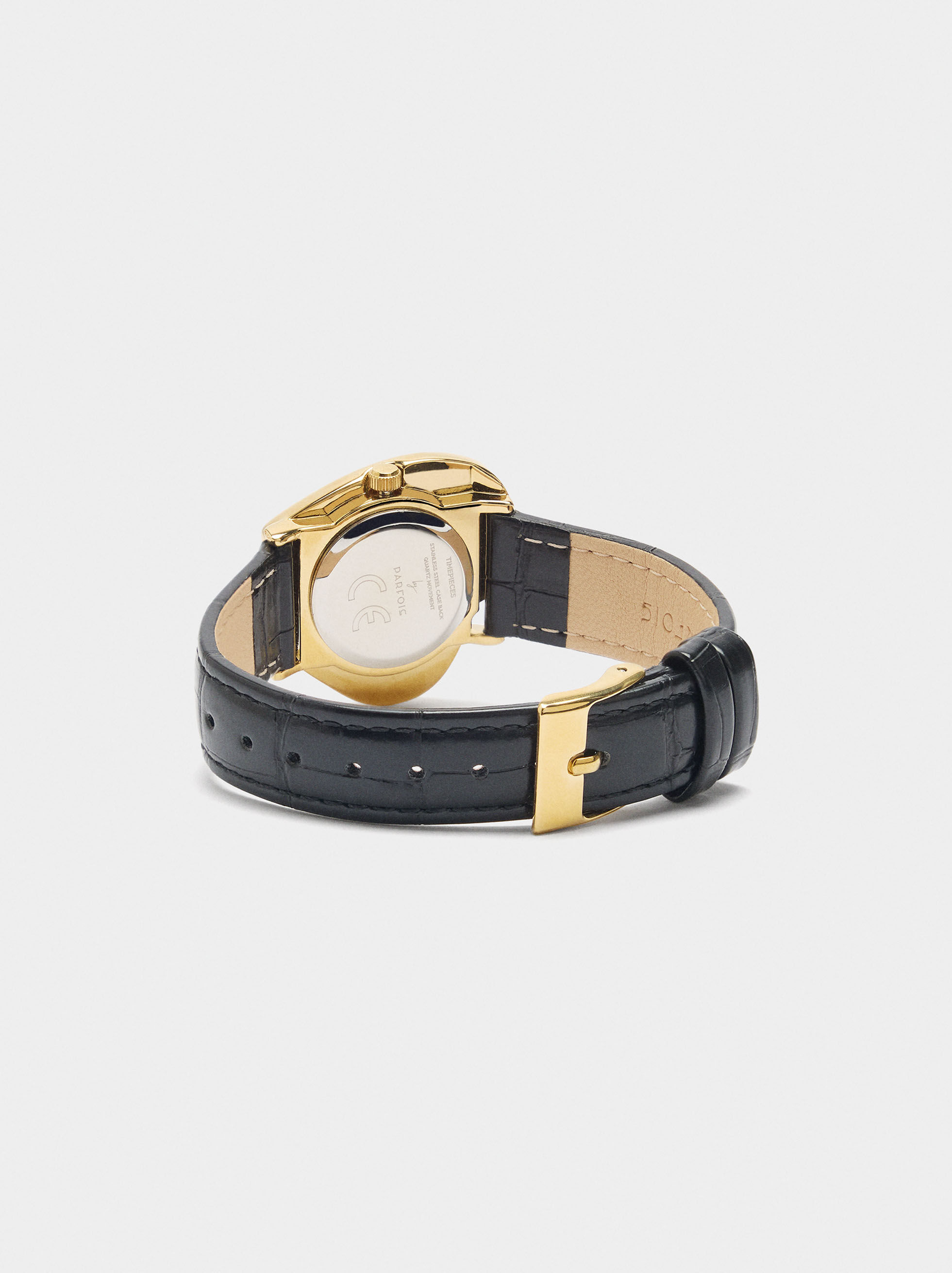 Hjärtformad armbandsur, hudliknande yta