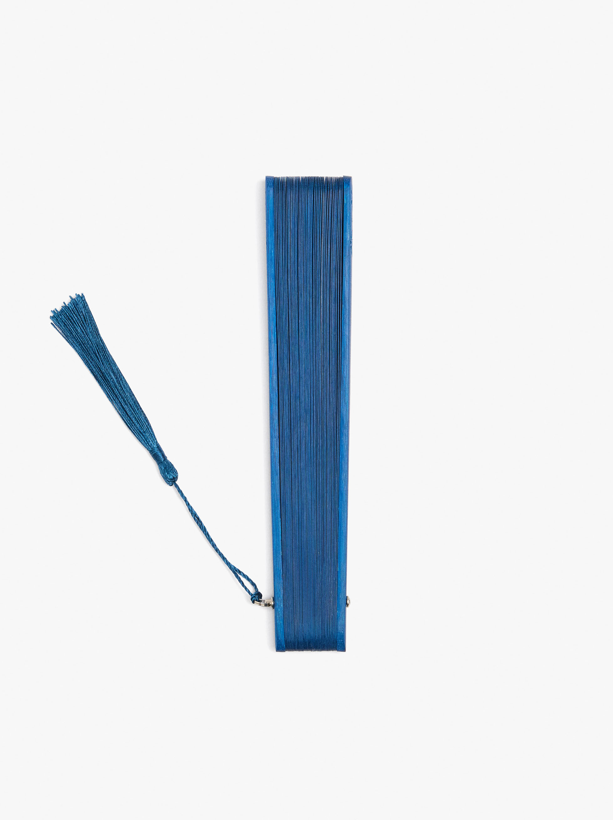 Bamboofläkt med mönster