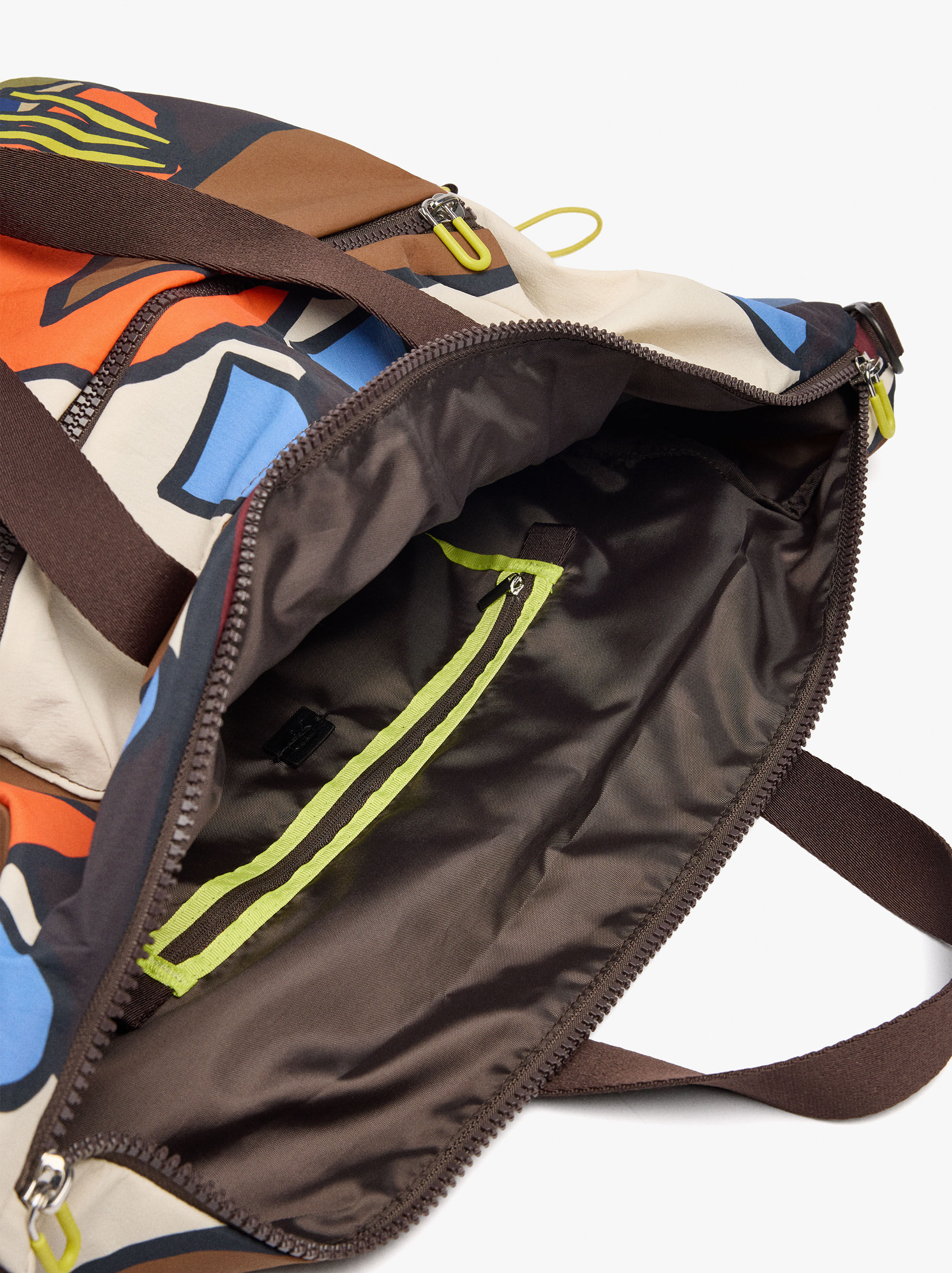 Nylon sportbag med tryck