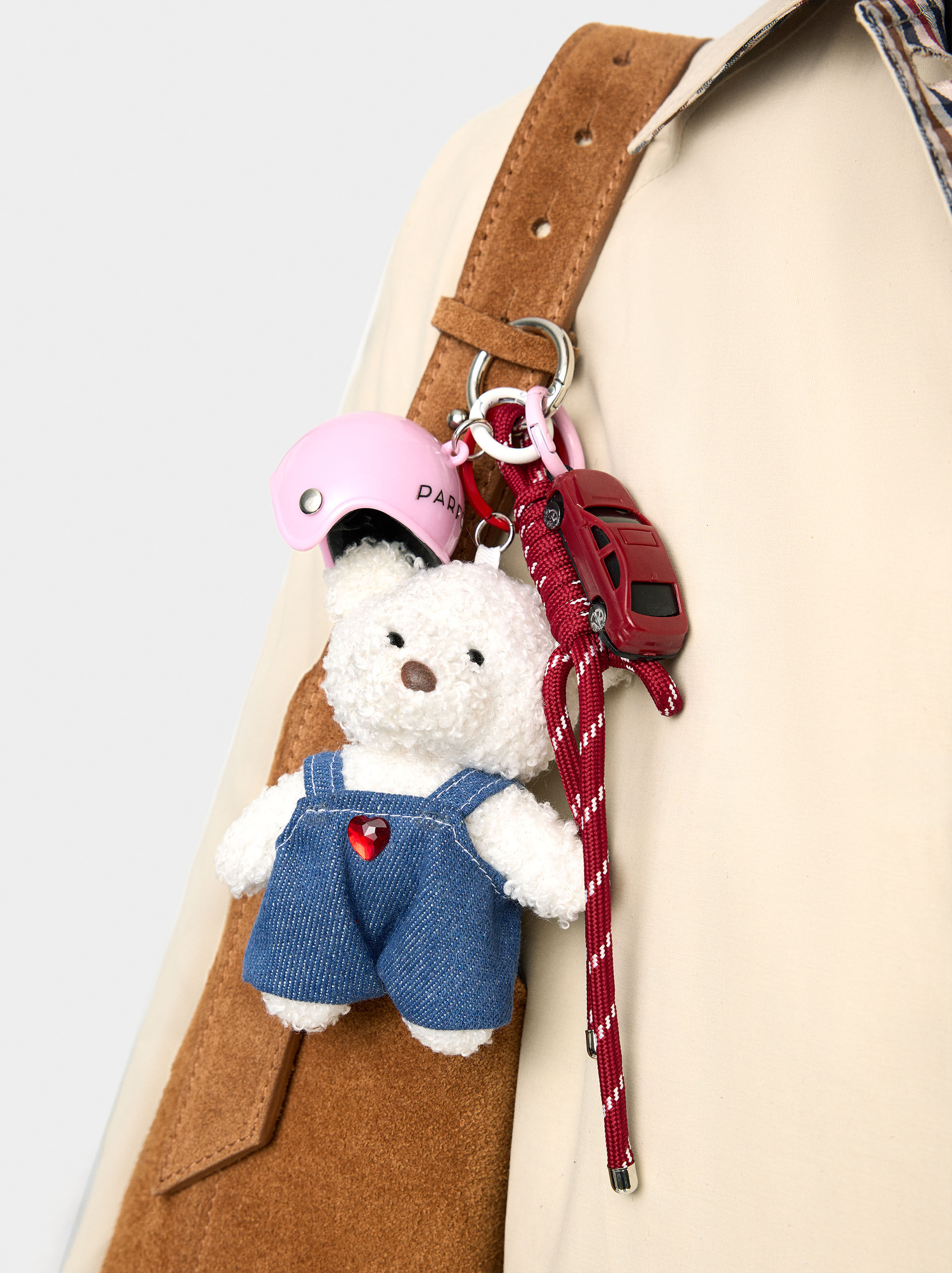 Nyckelring charm F1GIRLIE - The Bear Collection