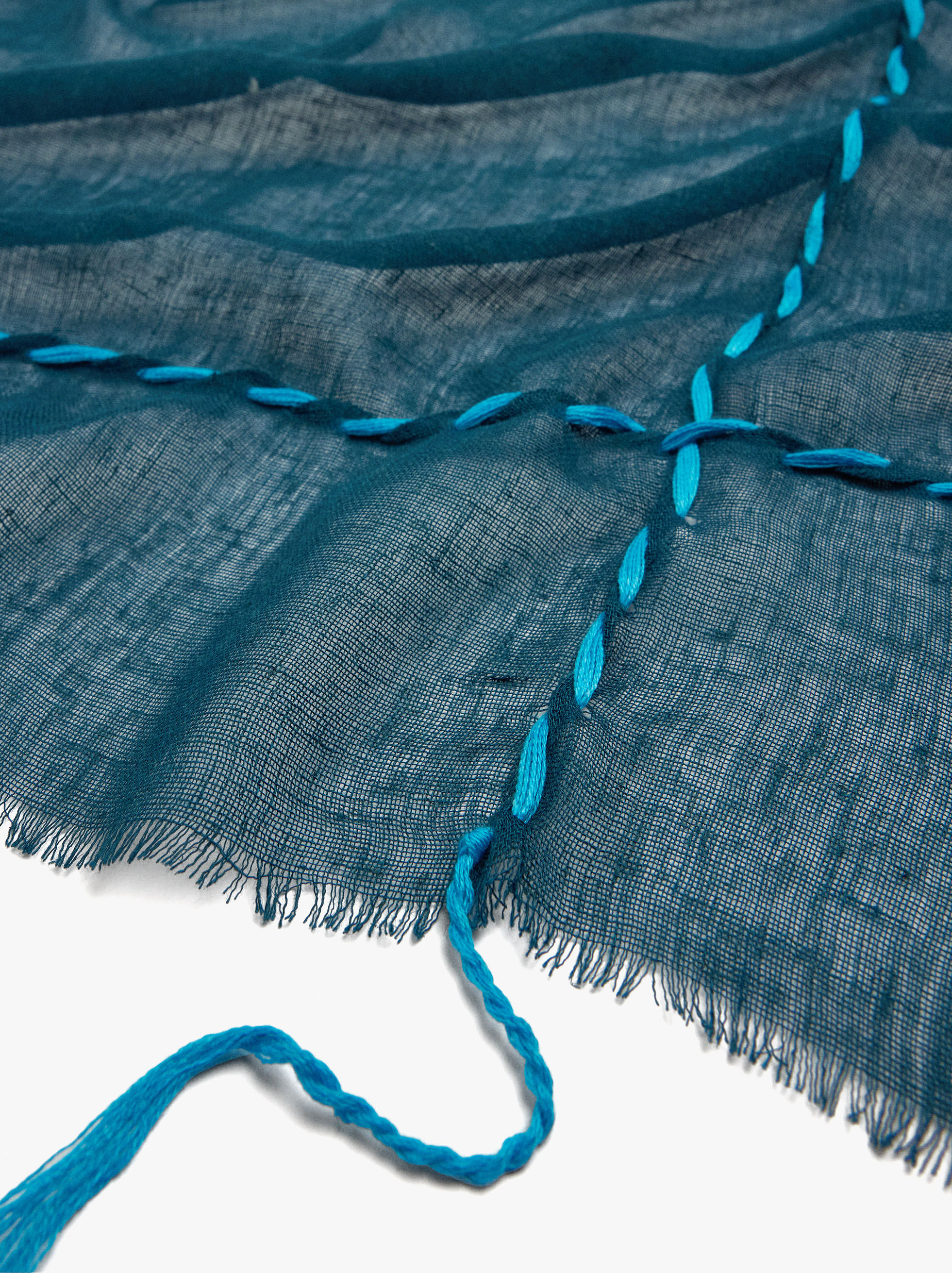 Pashmina i linneblandning