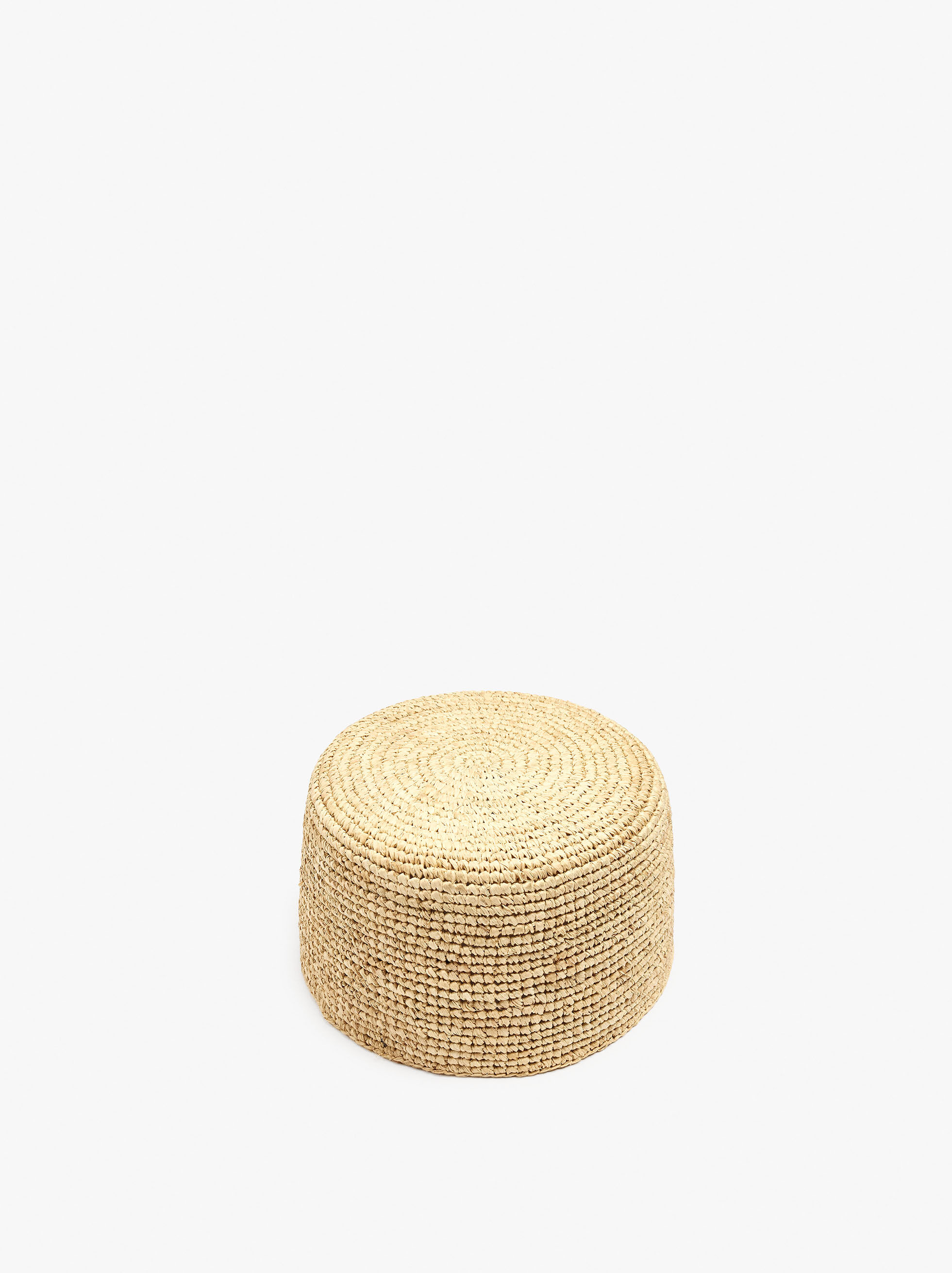 Pillboxhatt av rågräs