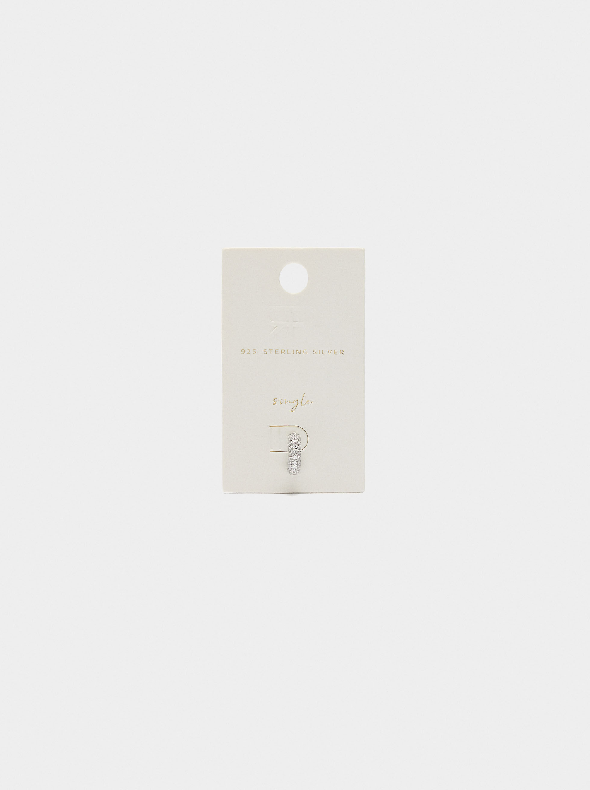 Enkel ring med zirkoner - 925 silver