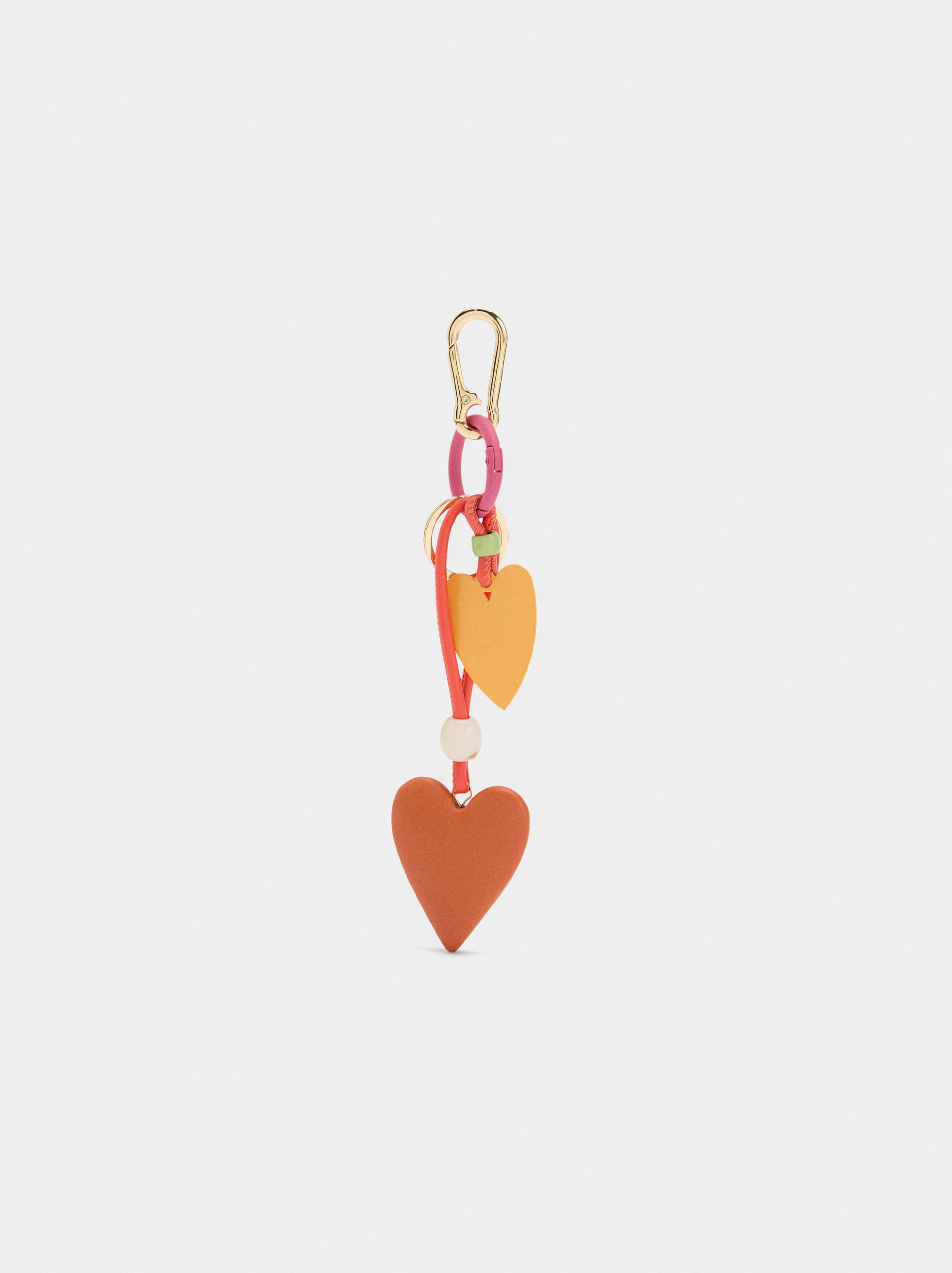 Nyckelring charm hjärtan