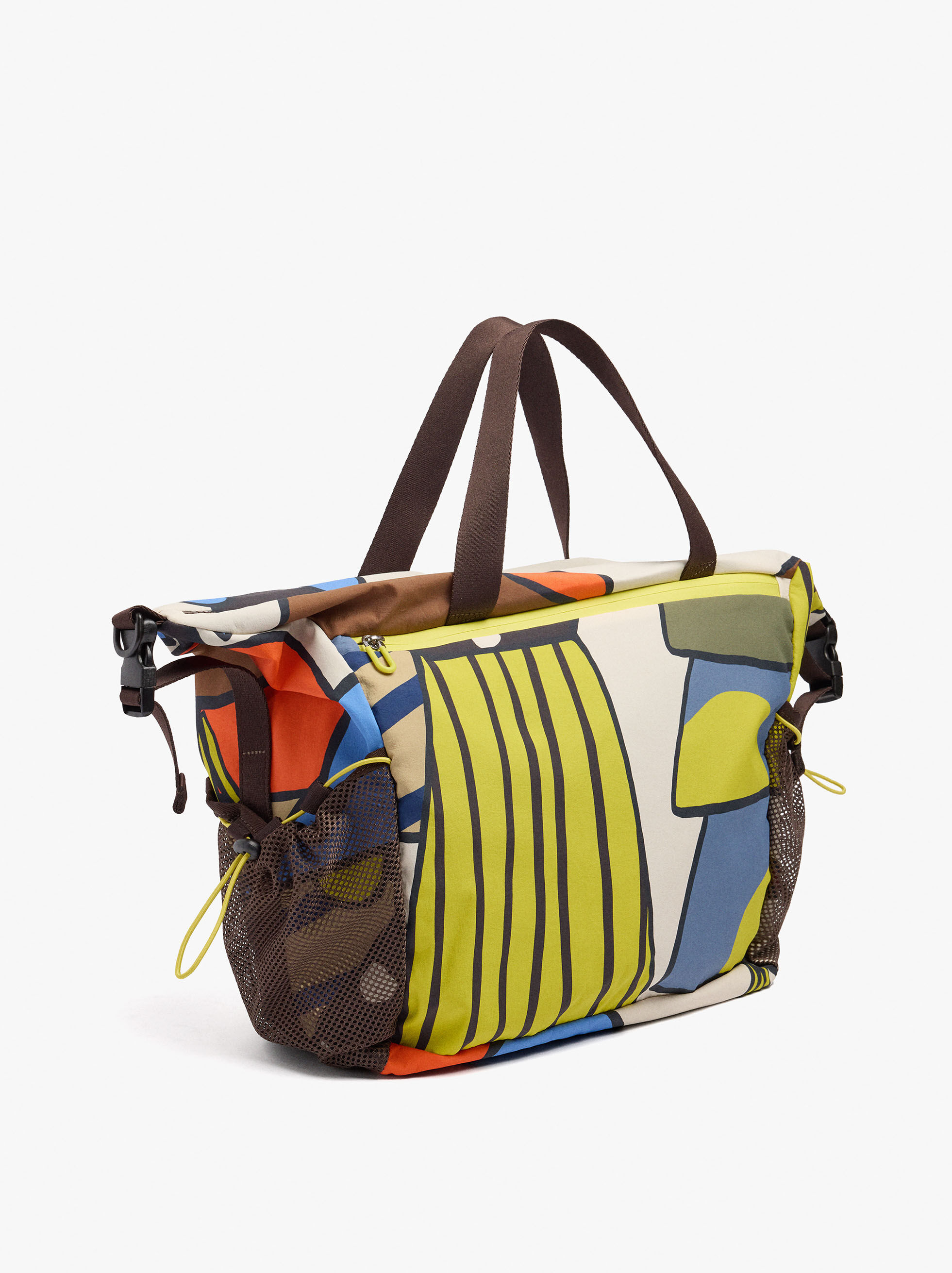 Nylon sportbag med tryck