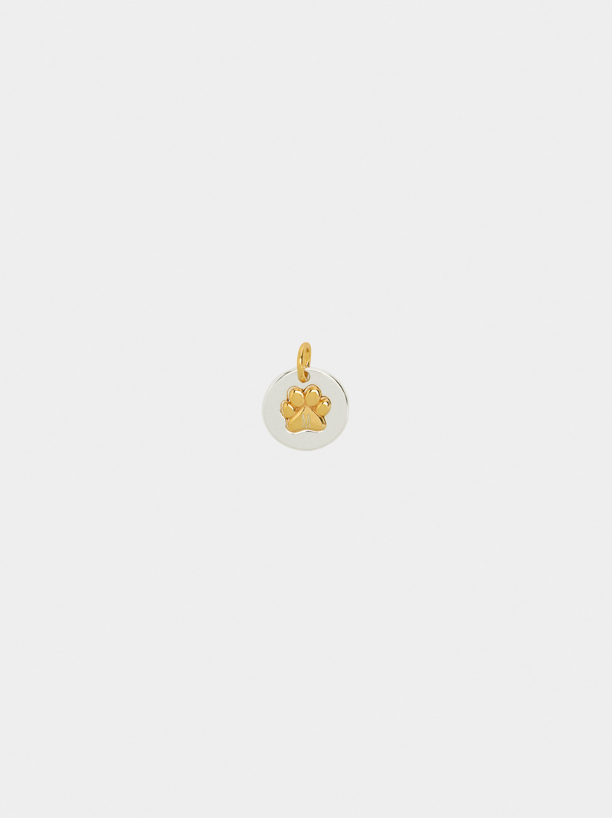 Charms i två färger djur - silver 925